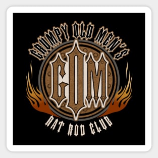 Grumpy Old Men's Rat Rod Club Magnet